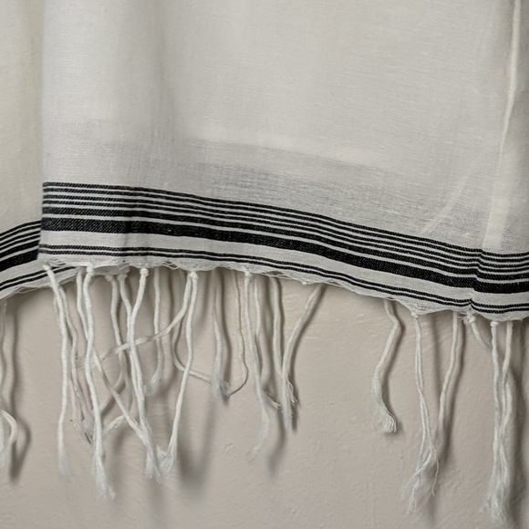 NWT Collective Concepts Stripe Cold Shoulder Dress - Picture 6 of 6